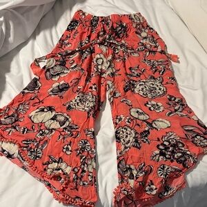 Floral Wide-Leg pajama Pants from Anthropologie